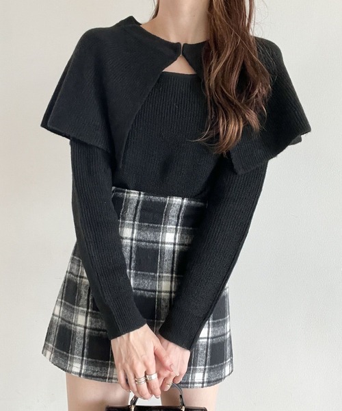 「Heather」 長袖ニット FREE アイボリー レディース_画像7