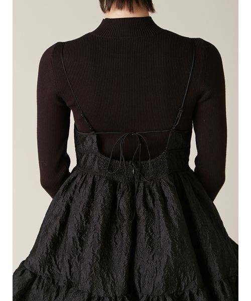 LILY BROWN（リリーブラウン） ワンピース ジャカードバルーンミニ