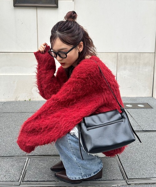 前後2wayふわふわニット mystic（ミスティック） ニット セーター 「前後2way」ふわふわ