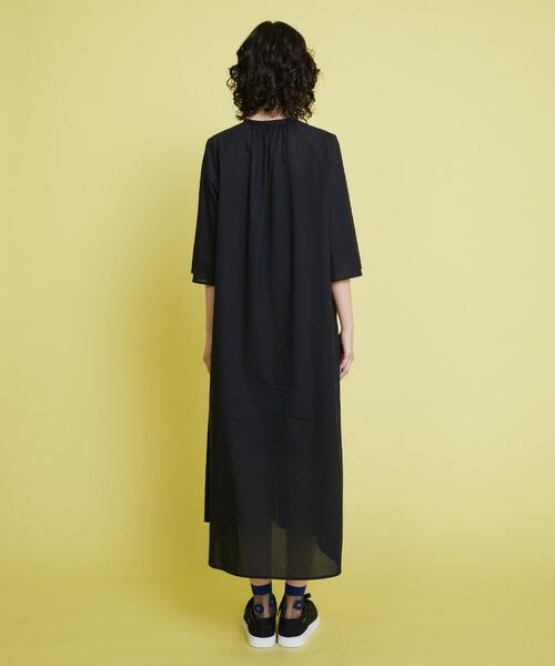 FRAPBOIS（フラボア） 半袖ワンピース 1 ブラック レディース