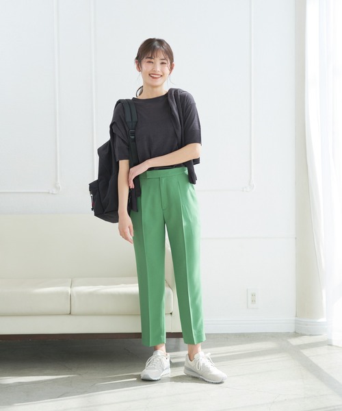 「Spick & Span」 半袖ニット FREE イエロー レディース_画像6