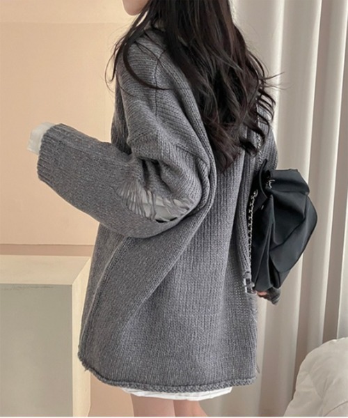 「by muni:r」 長袖ニット FREE アイボリー レディース_画像9