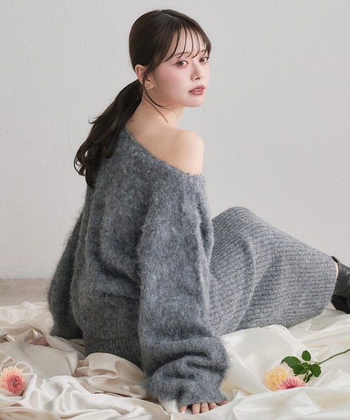 fupel セットアップ 2way brushed knit setup / 2way起毛ニット