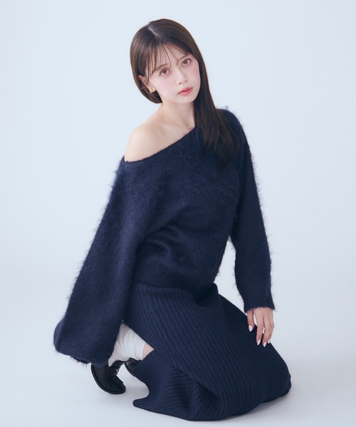 fupel セットアップ 2way brushed knit setup / 2way起毛ニット