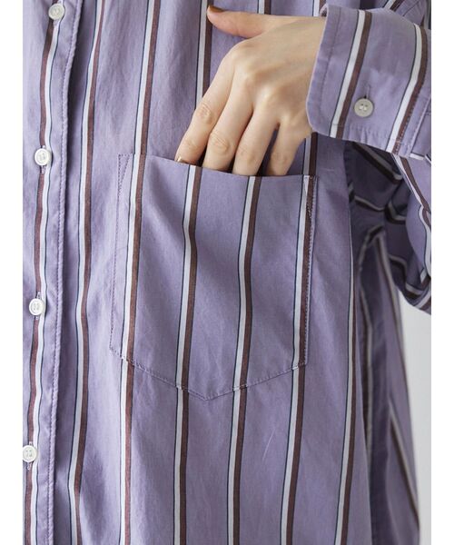 「CRAFT STANDARD BOUTIQUE」 長袖ブラウス L グレー系その他2 レディース_画像6