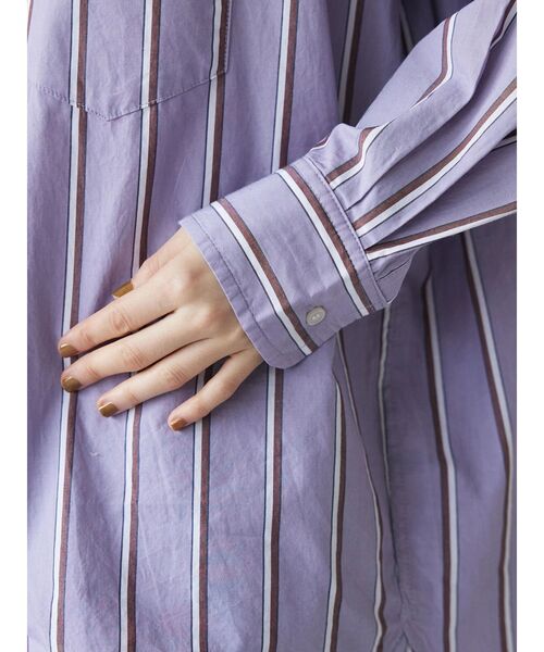 「CRAFT STANDARD BOUTIQUE」 長袖ブラウス L グレー系その他2 レディース_画像7