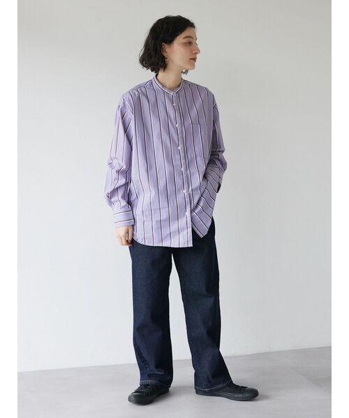 「CRAFT STANDARD BOUTIQUE」 長袖ブラウス L グレー系その他2 レディース_画像9