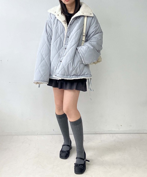 AS KNOW AS（アズノゥアズ） コート アウターリバーシブル ボア