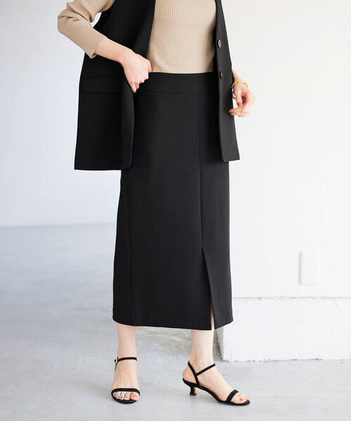 「SLOBE IENA」 ロングスカート 36 グリーン レディース_画像3