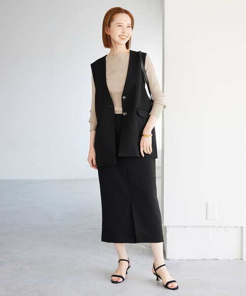 「SLOBE IENA」 ロングスカート 36 グリーン レディース_画像4