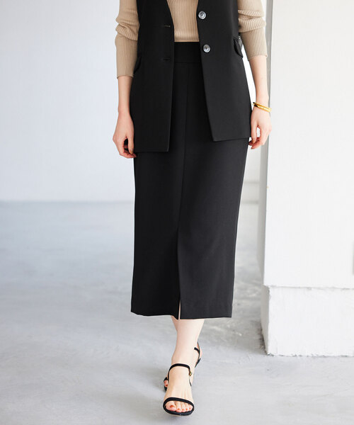 「SLOBE IENA」 ロングスカート 36 グリーン レディース_画像8