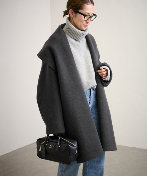 FRAMeWORK（フレームワーク） コート FREE チャコールグレー