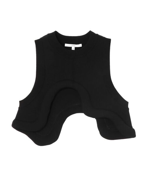 UN3D.（アンスリード） ベスト ジレ EDGE WAVE KNIT VEST / エッジ