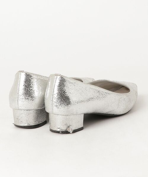 「UNITED ARROWS」 パンプス 24cm シルバー レディース_画像2