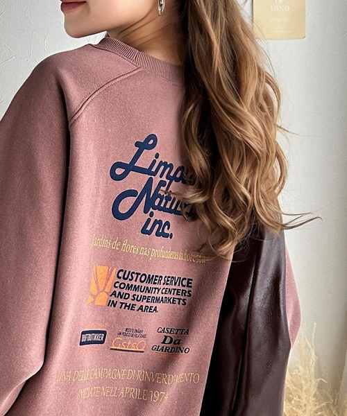 「Java」 スウェットカットソー LARGE グレー レディース_画像2