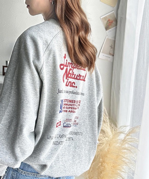 「Java」 スウェットカットソー LARGE グレー レディース_画像3