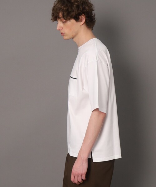 「DRESSTERIOR」 半袖Tシャツ S ホワイト メンズ_画像5