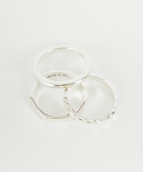 XOLO 指輪 リング 「XOLO JEWELRY/ショロジュエリー」 TRIPLE WITH