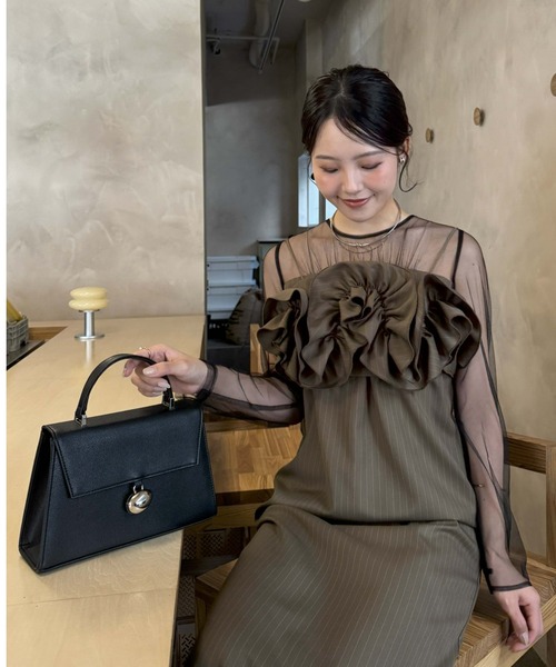 LE’RURE パーティーバッグ LE'RURE ハンドバッグ Bell motif boxy bag : ZOZOTOWN Yahoo!店
