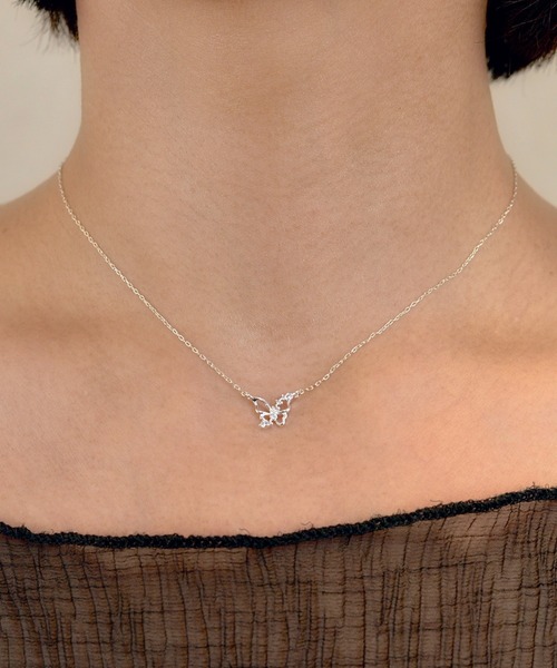 Heartdance（ハートダンス） ネックレス 透かしバタフライプチぺ