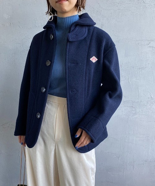 （未使用品）DANTON ネイビー ジャケット サイズ36 Danton（ダントン） ジャケット 36 ネイビー レディース : ZOZOTOWN