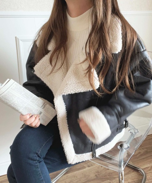 moment+ ブルゾン L ブラック系その他 レディース : ZOZOTOWN Yahoo!店