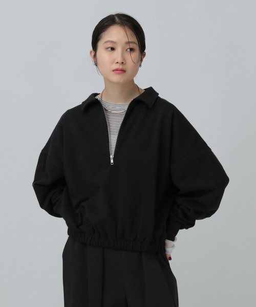 LEPSIM（レプシィム） tシャツ ハーフZIPショートプルオーバー 637683