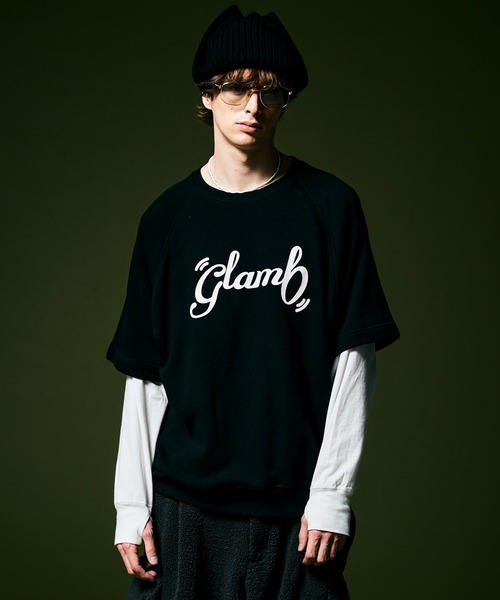 「glamb」 スウェットカットソー L ブラック メンズ