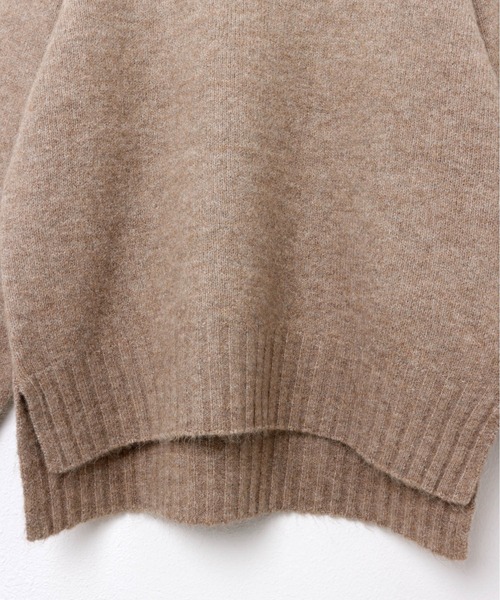 「andme」 「alma design」長袖ニット M イエロー レディース_画像8