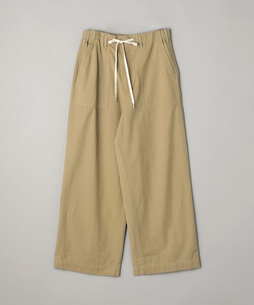 ⭐︎ (プロフ必読)【美品】45R♡コットンリネン ゴマチノベイカーパンツ coen（コーエン） ワイドパンツ チノパン 「新色登場」ドレープ