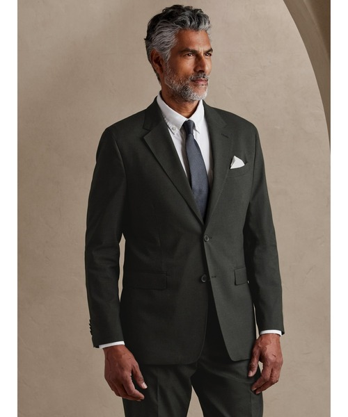 美品 バナナリパブリック ラムレザー テーラードジャケット 羊革 黒 42 XL BANANA REPUBLIC（バナナリパブリック） ジャケット テーラード