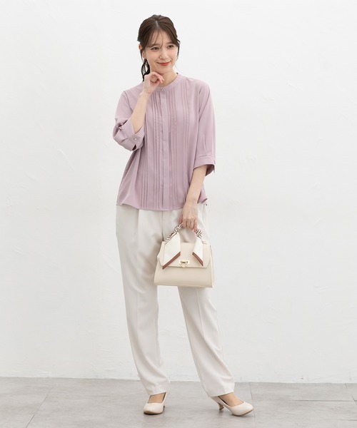 6 roku ピンタックブラウス 6（ロク）の「＜6(ROKU)＞PIN TUCK SHIRT/シャツ ◇（シャツ/ブラウス