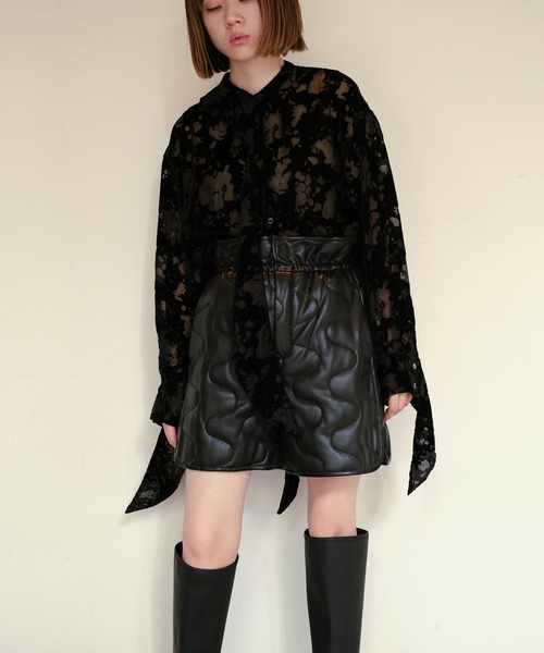 「LE CIEL BLEU」 長袖ブラウス 36 ブラック レディース_画像5