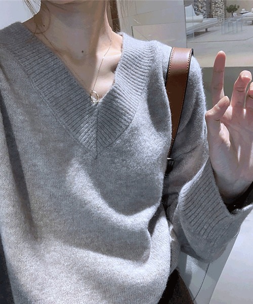「NinaetLina」 長袖ニット FREE ホワイト レディース_画像2