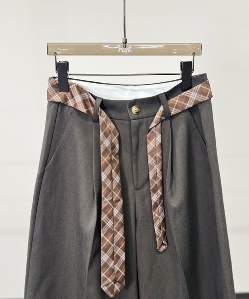 「FOLLOWIN」 チノパンツ SMALL ブラック レディース_画像3