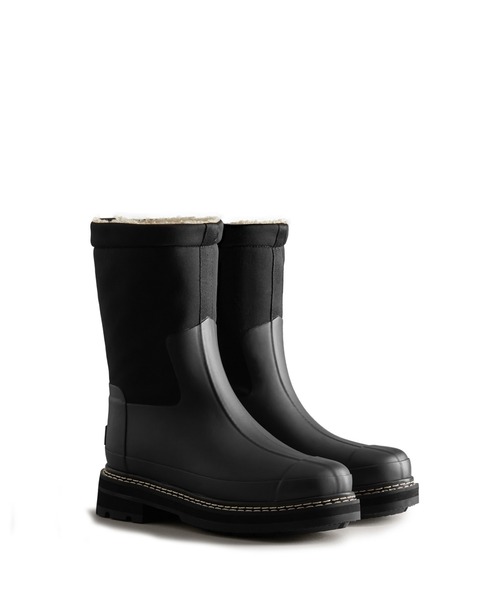【美品】HUNTER レインブーツロングタイプ EU39 黒 BK ブラック HUNTER（ハンター） レインブーツ 39 ブラック レディース : ZOZOTOWN