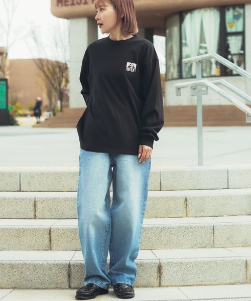 REEF（リーフ） tシャツ REEF BOX LOGO LS T バックプリント ロンT