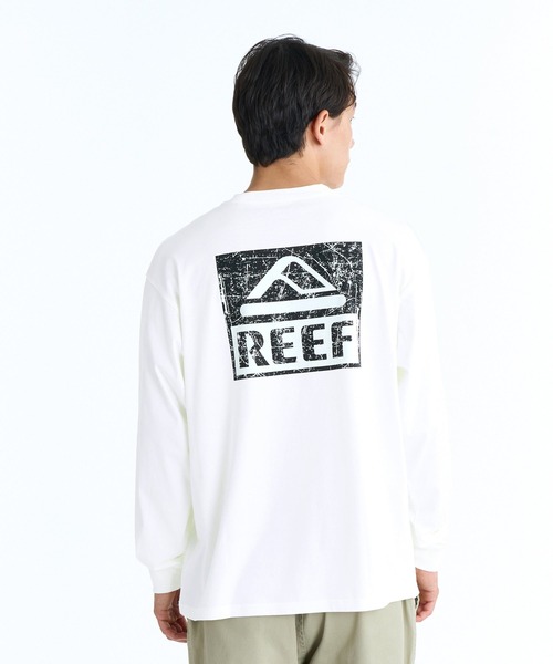 REEF（リーフ） tシャツ REEF BOX LOGO LS T バックプリント ロンT