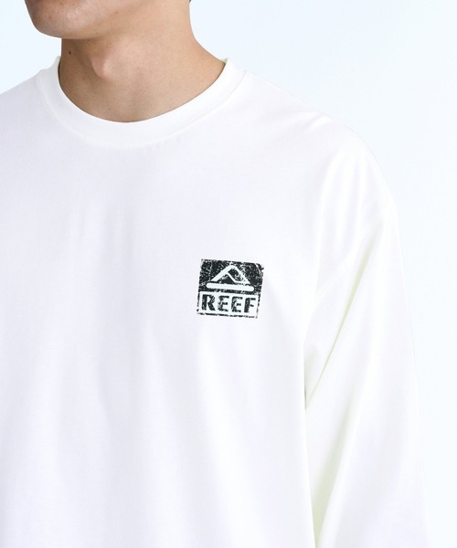 REEF（リーフ） tシャツ REEF BOX LOGO LS T バックプリント ロンT
