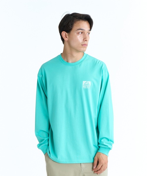 REEF（リーフ） tシャツ REEF BOX LOGO LS T バックプリント ロンT