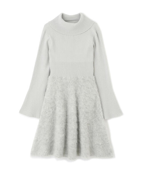 「JILL by JILL STUART」 ニットワンピース FREE グレー レディース_画像8