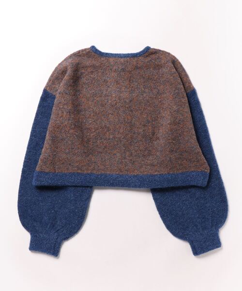 「jouetie」 ニットカーディガン MEDIUM ブルー レディース_画像2