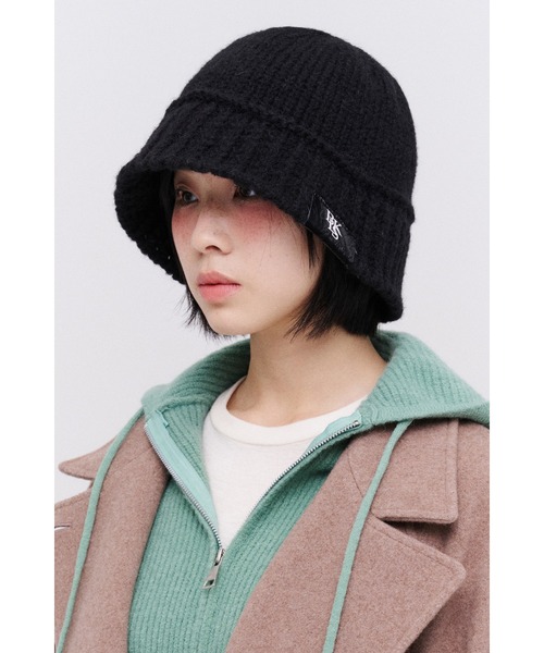 帽子 ハット アルパカウール ニットバケットハット レディース メンズ 