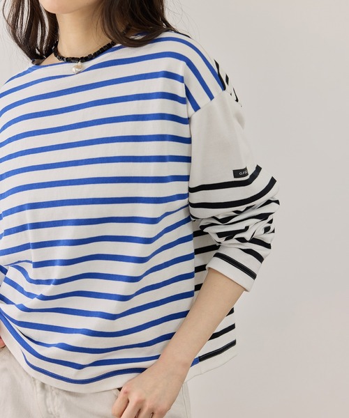 アダムエロペ別注♡TWW マリンボートネックシャツ ADAM ET ROPE'（アダムエロペ） tシャツ 「G.F.G.S. for ADAM ET ROPE