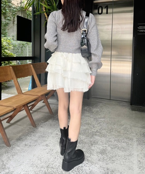 「one after another NICE CLAUP」 ショートブーツ M ブラック レディース_画像8