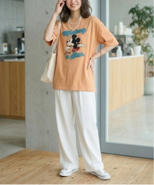 Disney（ディズニー） tシャツ 半袖 「DISNEY/ディズニー」ミッキー