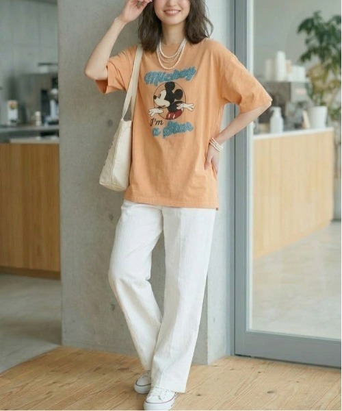Disney（ディズニー） tシャツ 「DISNEY/ディズニー」ミッキーマウス