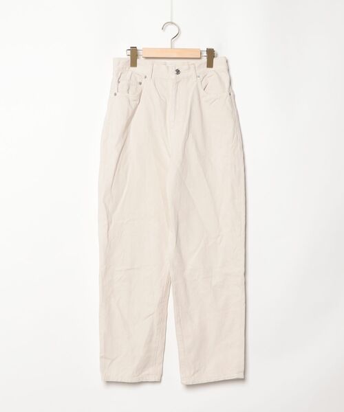 「LOISIR」 デニムパンツ 40 ベージュ レディース