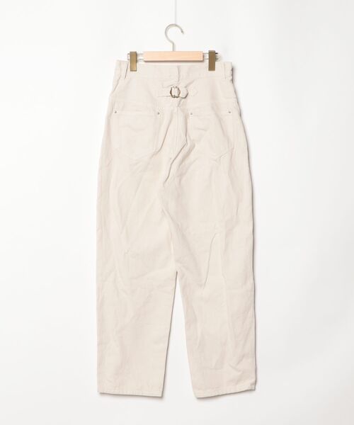 「LOISIR」 デニムパンツ 40 ベージュ レディースの画像
