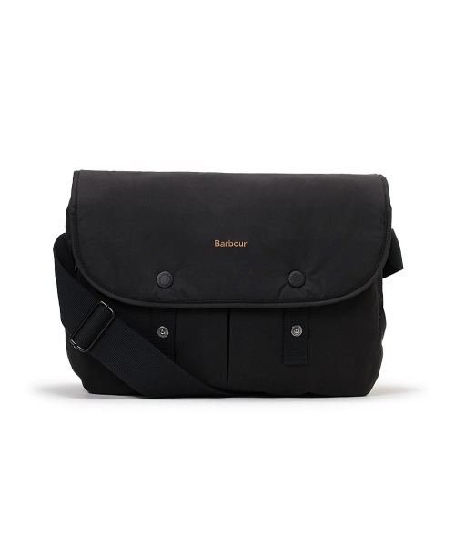 Barbour WW ブラックボディバッグ Barbour（バブアー） ショルダーバッグ 「TRANSPORT / トランスポート